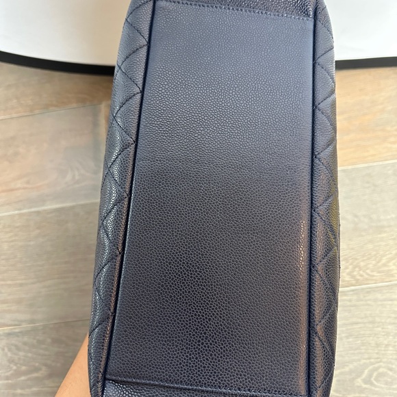 Chanel Grand Chain Blue Shopping Tote - Picture 5 of 6